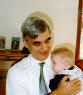 met kleinzoon Andreas, 1994
